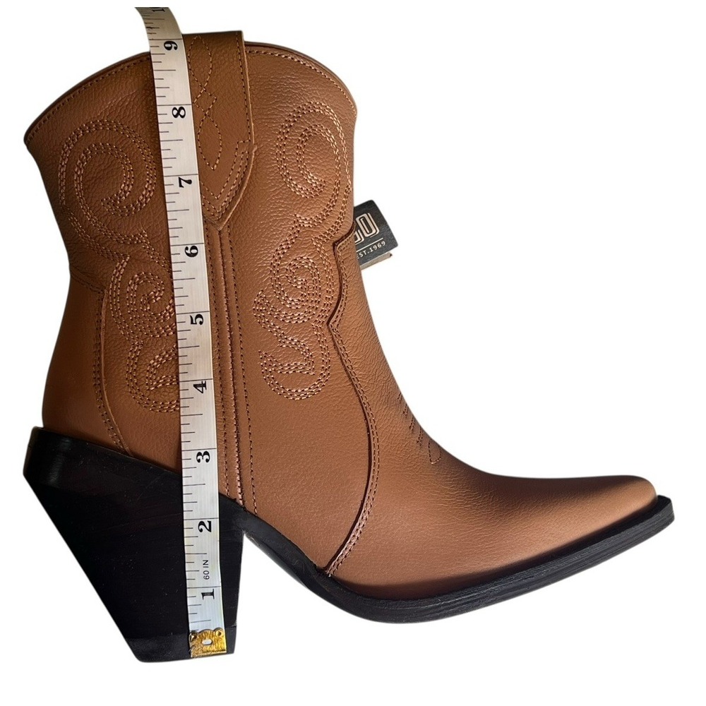 Dingo Pretty N Prissy Camel leather‎ Women's Western Cowboy Boots Size 6.5 NEW - Picture 10 of 16